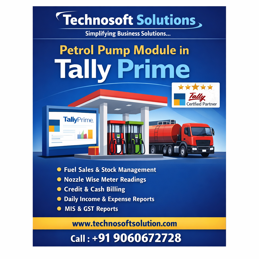 Petrol pump module in Tally Prime
