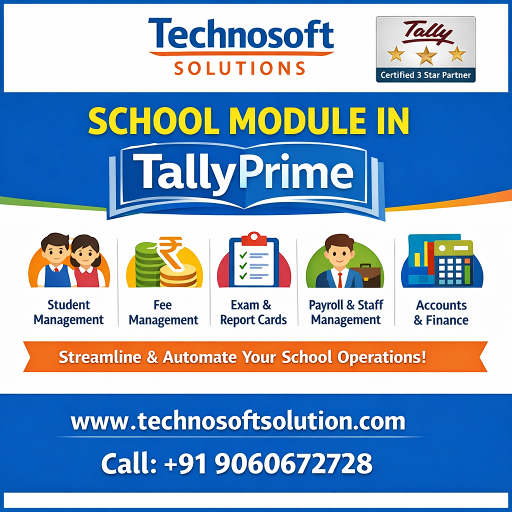 School Module in TallyPrime advert 1