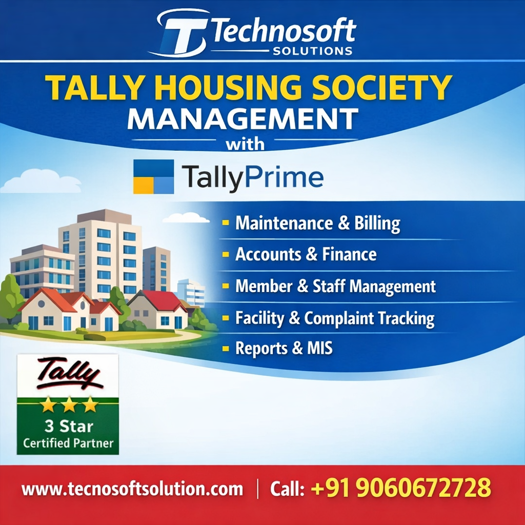Tally Housing Society Management promotion